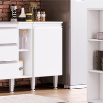 Balcão Simples 40 em MDP Athena 40cm x 86cm x 54cm. Branco Balcão Simples 40 em MDP Athena 40cm x 86cm x 54cm. Branco