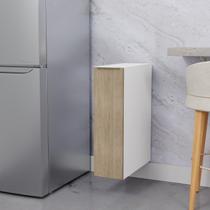 Balcão Suspenso Porta Tempero 20cm sem Tampo Ipanema CabeCasa MadeiraOriginals Acácia/Branco Balcão Suspenso Porta Tempero 20cm sem Tampo Ipanema CabeCasa MadeiraOriginals Acácia/Branco