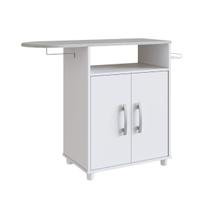 Balcão Tábua de Passar 2 Portas Branco B04 Emovell