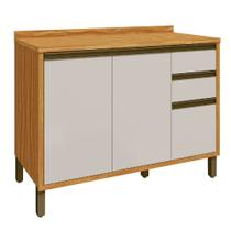 Balcão Tempranillo 2 Portas 3 Gavetas 120cm Ronipa