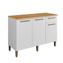 Balcão Titanium 3 Portas Arte Móveis Branco Balcão Titanium 3 Portas Arte Móveis Branco