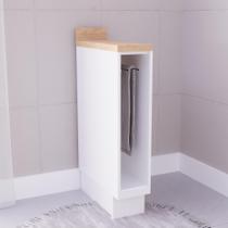 Balcão Toalheiro 100% MDF Cozinha Sevilha Branco