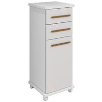 Balcão Tókio 1 Porta 2 Gavetas Branco Arte Móveis Balcão Tókio 1 Porta 2 Gavetas Branco Arte Móveis