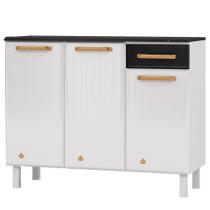 Balcão Triplo Diamante Smart 1 Gaveta com Tampo 818134 Telasul