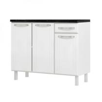 Balcão Triplo Esmeralda 3 Gavetas Com Tampo 820108 Telasul