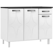 Balcão Triplo Smart Rubi 1 Gaveta com Tampo 15mm Telasul