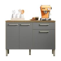 Balcão Versalhes Cozinha com Tampo 3 Portas e 1 Gaveta