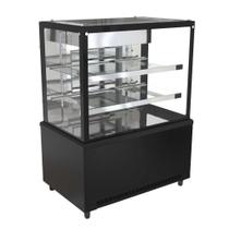 Balcão Vitrine Caixa 1,00 Metro Prime Preta PBV10C 220V - Venâncio