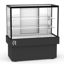 Balcão Vitrine CVPRAF 1100 Confeitaria Vanguard Plus Refrimate - Preta 1.10cm Refrigerada 3ºC à 10ºC Iluminação LED Vidros Temperados