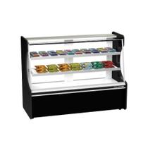Balcão Vitrine Expositor 1,20m com iluminação Seco Classic Polofrio.