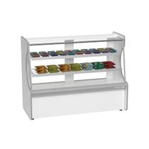 Balcão Vitrine Expositor 1,25m com iluminação Seco Classic Polofrio.