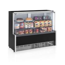 Balcão Vitrine Neutra Gelopar 140 cm Preto Bivolt MPNA-140R