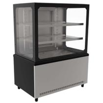 Balcão Vitrine Prime Seca Led Frio Vidro Temperado Fech Fron Inox 1000 220V 391L - PBV10 22556