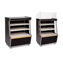 Balcão Vitrine Seco Art 70 Caixa 70 Preto Kit2pç Fx Amarelo Balcão Vitrine Seco Art 70 Caixa 70 Preto Kit2pç Fx Amarelo