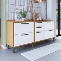 Balcões de Cozinha 100% Mdf 3 Portas Basculantes 4 Gavetas e Tampos 200cm Vicenza Espresso Móveis Balcões de Cozinha 100% Mdf 3 Portas Basculantes 4 Gavetas e Tampos 200cm Vicenza Espresso Móveis