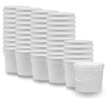 Balde 1.8 Litros Branco Para Tomar Banho 25 Pçs