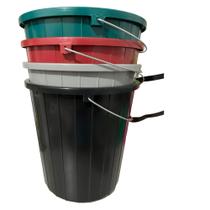 Balde 10 Litros Alça De Ferro Plástico Reforçado Balde 10 Litros Alça De Ferro Plástico Reforçado