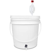 Balde 10 Litros Fermentador Fermentação Bebidas Em Geral Completo