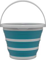 Balde 10 litros Retrátil Verde Esmeralda, RET3505, Flash Limp