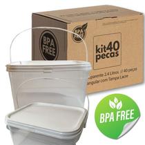 balde 100% bpa free 40 Peças