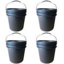 Balde 10l retangular para oleode carro 4pcs