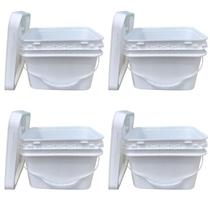 Balde 10L Retangular para sua casa 4 Pcs