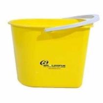 Balde 12 Litros Mopinho Com Alça Bralimpia Amarelo Balde 12 Litros Mopinho Com Alça Bralimpia Amarelo