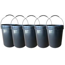 Balde 16L Para Coleta Residuo Liquido - 5 Pçs