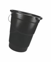 Balde 18 litros Com Bico - Plástico - Preto