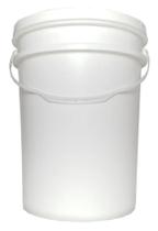 Balde 18 litros com tampa e lacre 4 unidades