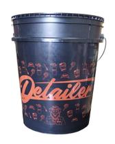 Balde 19L Preto C/ Logo Vermelho Sem Separador Detailer