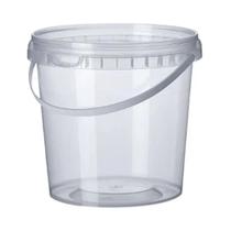 Balde 2.2 Litros - Balde Plástico Lacre e alça 30 Unidades