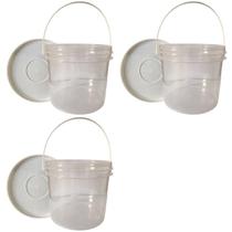 Balde 2.2 Litros Transparente Vio Para Comprar