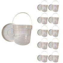 Balde 2.2L Transparente Para Conserva - 10 Pçs