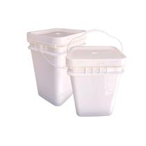 Balde 20 Litros Retangular com Tampa Lacre - 100% BPA FREE