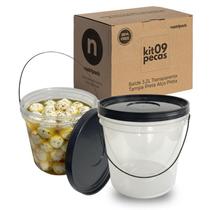 Balde 3.2L Para Produtos De Limpeza - 9 Pçs