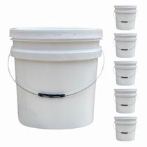 Balde 30 Litros Pote Alimentício - 5 Pçs Balde 30 Litros Pote Alimentício - 5 Pçs