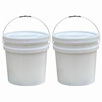 Balde 30Lts Plástico Bpa Free Nastripack - 2 Pçs