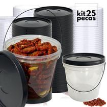 Balde 3,2L Plástico Utilidade Simples - 25 Pçs