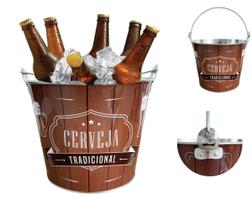 Balde 4,8L Metal Para Cerveja Alumínio Reforçado cod 3