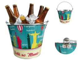 Balde 4,8L Metal Para Cerveja Alumínio Reforçado cod 4
