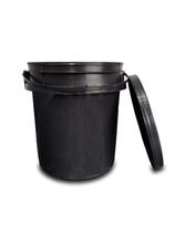 Balde 5 Litros Alça Plástica Resistente Tampa Lacre Fechamento Hermético