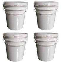 Balde 5L Redondo Para Bolo 4 Pçs Balde 5L Redondo Para Bolo 4 Pçs