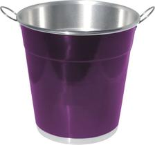 Balde Alumínio para Gelo 8 Litros Lilás