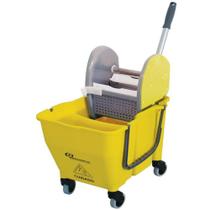 Balde amarelo com espremedor para 30 l - bralimpia - Que cozinha