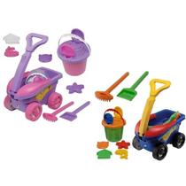 Balde Areia Praia Baldinho Com Acessórios Cargo Mor Brincar Na Praia Prainha Criança