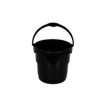 Balde Astra Plástico 12 Litros Preto Balde Astra Plástico 12 Litros Preto