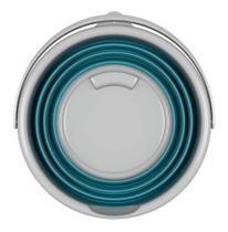 Balde Bacia Retrátil Sanfonado Flashlimp 10 Litros