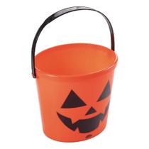 Balde Baldinho Abobora Halloween Criança Infantil
