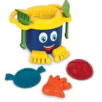 Balde Baldinho de Praia Com Pá e Formas Sortidos Ref 518 Divplast